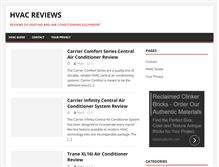 Tablet Screenshot of hvacreviews.net